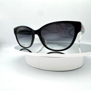 MaxMara Cat Eye Sunglasses Black Marbled MM LEISURE WZM9O 55-18-145